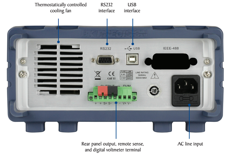 B&K Precision Model 9200B Multi-Range DC Power Supplies